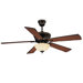 St. Simons 52" 3 Light Ceiling Fan