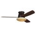 52" The Polaris 3 Blade Hugger Ceiling Fan with Remote