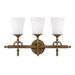 Foxcroft 3 Light Bath Vanity