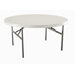 60" Round Commercial Grade Table in Almond