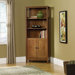 August Hill Library Bookcase with Doors in Oiled Oak
