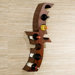 Cresent 8 Bottle Wall Mounted Wine Rack