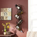 Carini 5 Bottle Wall Mounted Wine Rack