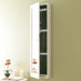 Bullock White 48" High Wall Curio / Jewelry Mirror