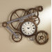 Redd Gear Wall Art with Clock