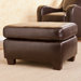 Beckett Leather Ottoman