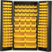36" Wide Welded Storage Cabinet with 132 Ultra Bins
