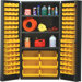 36" Wide Welded Storage Cabinet with 102 Ultra Bins