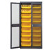 Mesh Safe-View Storage Cabinet with Various Ultra Size Bins
