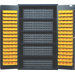 Storage Cabinet with Bins and Interlocking Drawers (11" x 2 3/4" x 2 1/2")