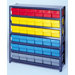 Open Shelving Storage System with Euro Drawers (75" H x 36" W x 24" D)