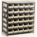 Economy Shelf Storage Units (39" H x 36" W x 12" D) with Small Bins