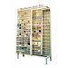 Free Standing Slider Storage System with 5, 6 and 9 Compartment Tip Out Bins