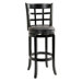 29" Kyoto Swivel Stool in Black