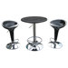 Luna Adjustable 3 Piece Pub Set in Black