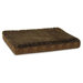 Double Orthopedic Pet Bed with Top Edge Piping in assorted colors