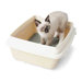 Large Cat Litter Pan with Rim