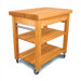 French Country Kitchen Cart with Butcher Block Top