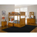 Nantucket Bunk Bed with Raised Panel Drawers