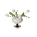 Delft Blue Vase 12 in White