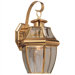 Classic  Outdoor Wall Lantern in Polished Brass