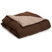 Down Alternative Reversible Comforter in Taupe/Chocolate