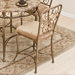 Vintage Garden Gathering Chair in Burnished Gold (Set of 2)
