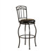 30" Circle Top Metal Bar Stool