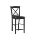 Black X Bar Stool