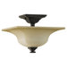 American Foursquare 4 Light Semi Flush Mount