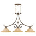 Stirling Castle 3 Light Kitchen Island Pendant