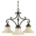 Drawing Room 3 Light Mini Chandelier