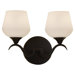 Merritt Two Light Bath Vanity in Black