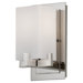Riva One Light Wall Sconce in Polished Nickel