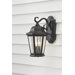 Martinsville Two Light Outdoor Lantern in Black