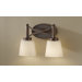 Nolan Two Light Bath Vanity in Heritage Bronze