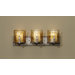 Aris Three Light Bath Vanity in Roman Bronze
