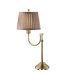 Plymouth One Light Table Lamp in Dark Coffee Bronze
