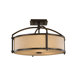 Preston 3 Light Semi Flush Mount