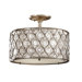 Lucia 3 Light Semi Flush Mount