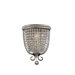 Dutchess One Light Wall Sconce in Burnished Silver