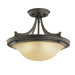 Pub 2 Light Semi Flush Mount