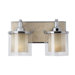 Belleaire Two Light Bath Vanity in Chrome