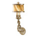 Bancroft Three Light Wall Sconce in Oxidized Silver Leaf