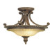 Stirling Castle 2 Light Semi Flush Mount