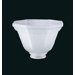 Glass Shoppe White Bowl Shade