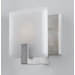 Halstad  Vanity in Brushed Steel