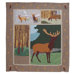 Elk Throw Quilt