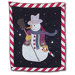Frosty Snowman Throw Quilt