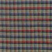 Tan and Blue Plaid Red Pink Line Curtain Valance